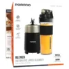 مخلوط کن و آبمیوه گیرپرودو 500 وات مدل Porodo Blenza Automatic Juice Blender with Push-to-Start Function - Image 2
