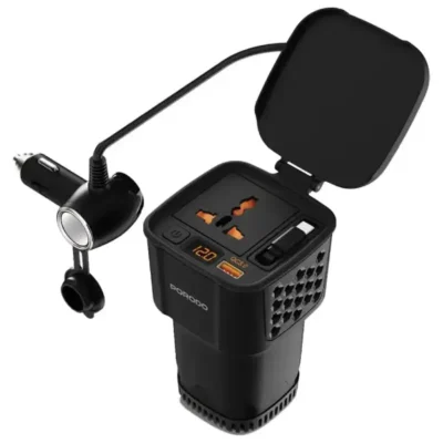 اینورتر برق خودرو پرودو 200 وات مدل Porodo DriveStation 200W Car Power Inverter