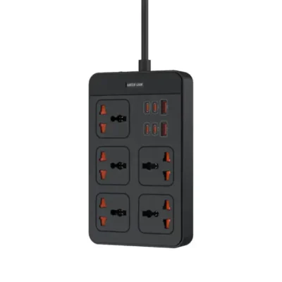 چندراهی برق یونورسال و شارژر گرین لاین Green Lion GS-500 Power Socket PD 20W