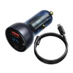 شارژر فندکی بیسوس مدل  Baseus Dual Quick Charger 65W