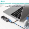 هاب 8 پورت Type-C کوتسی مدل COTECi 16016 8-in-1 Transparent USB-C Hub - Image 3