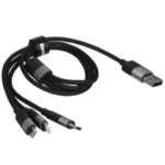 کابل سه‌کاره 60 سانتی باسئوس مدل Baseus StarSpeed 3-in-1