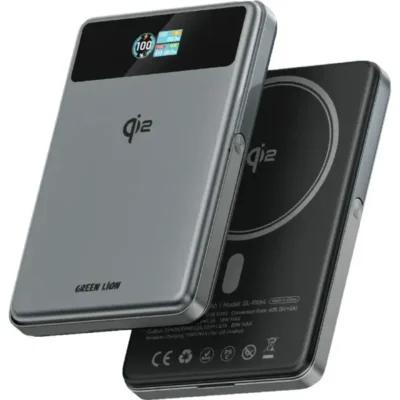 پاور بانک 10000 وایرلس گرین لاین مدل GL-PX64 توان Green Lion