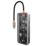 هاب 10پورت Type-C کوتسی مدل COTECi 16013 10-in-1 Multifunctional TYPE-C Docking