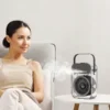 پنکه مه پاش قابل حمل با مخزن 500 میلی لیتر پرودو مدل Porodo Lifestyle Chillo Aqua Portable Mist Fan - Image 3