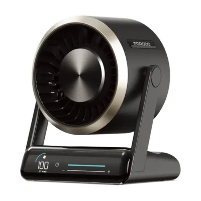 پنکه رومیزی پرودو مدل Porodo Lifestyle Chillo Core Desktop Fan with LED Display