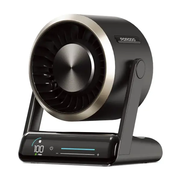 New-Project-3.webp پنکه رومیزی پرودو مدل Porodo Lifestyle Chillo Core Desktop Fan with LED Display - Image 1