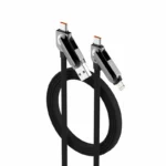 کابل تبدیل USB-C به USB و لایتنینگ الدنیو مدل LDNIO LC25