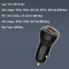 شارژر فندکی ۶۰ وات الدینیو مدل LDNIO C103 - Image 8
