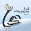 کابل تبدیل USB-C به USB و لایتنینگ الدنیو مدل LDNIO LC25 - Image 4